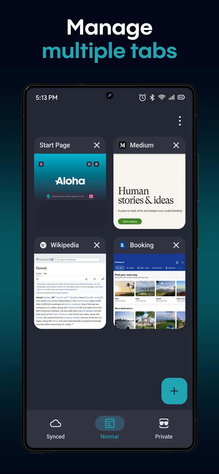 Aloha Browser مهكر — لقطة شاشة 5