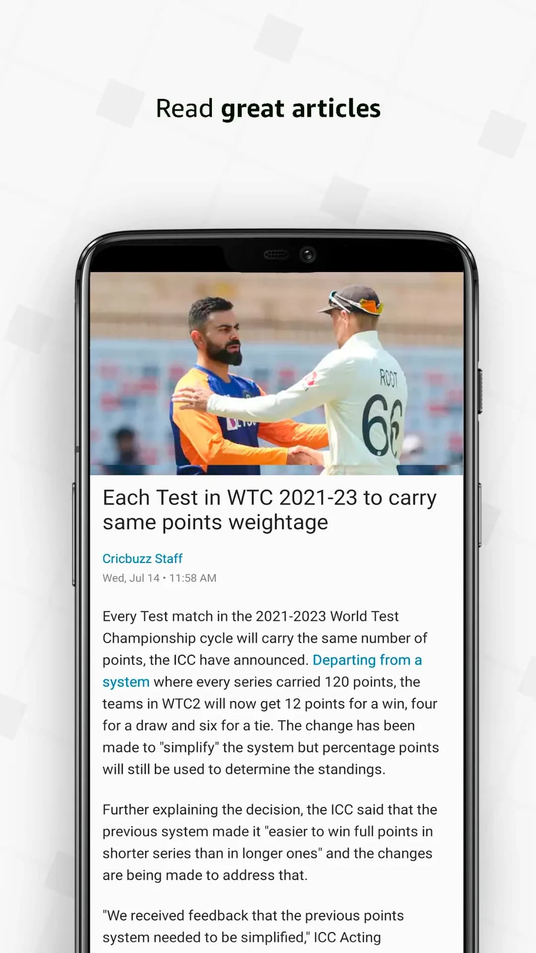 Cricbuzz — Captura de pantalla 4