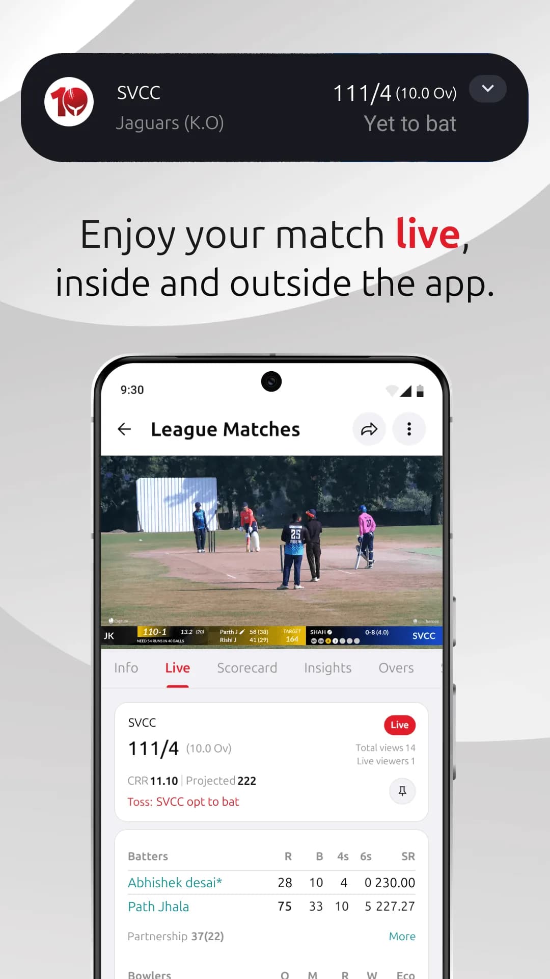 CricHeroes مهكر — لقطة شاشة 8