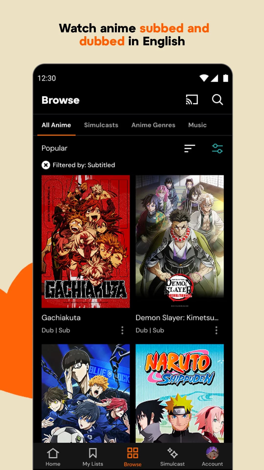 Crunchyroll — Capture d’écran 4