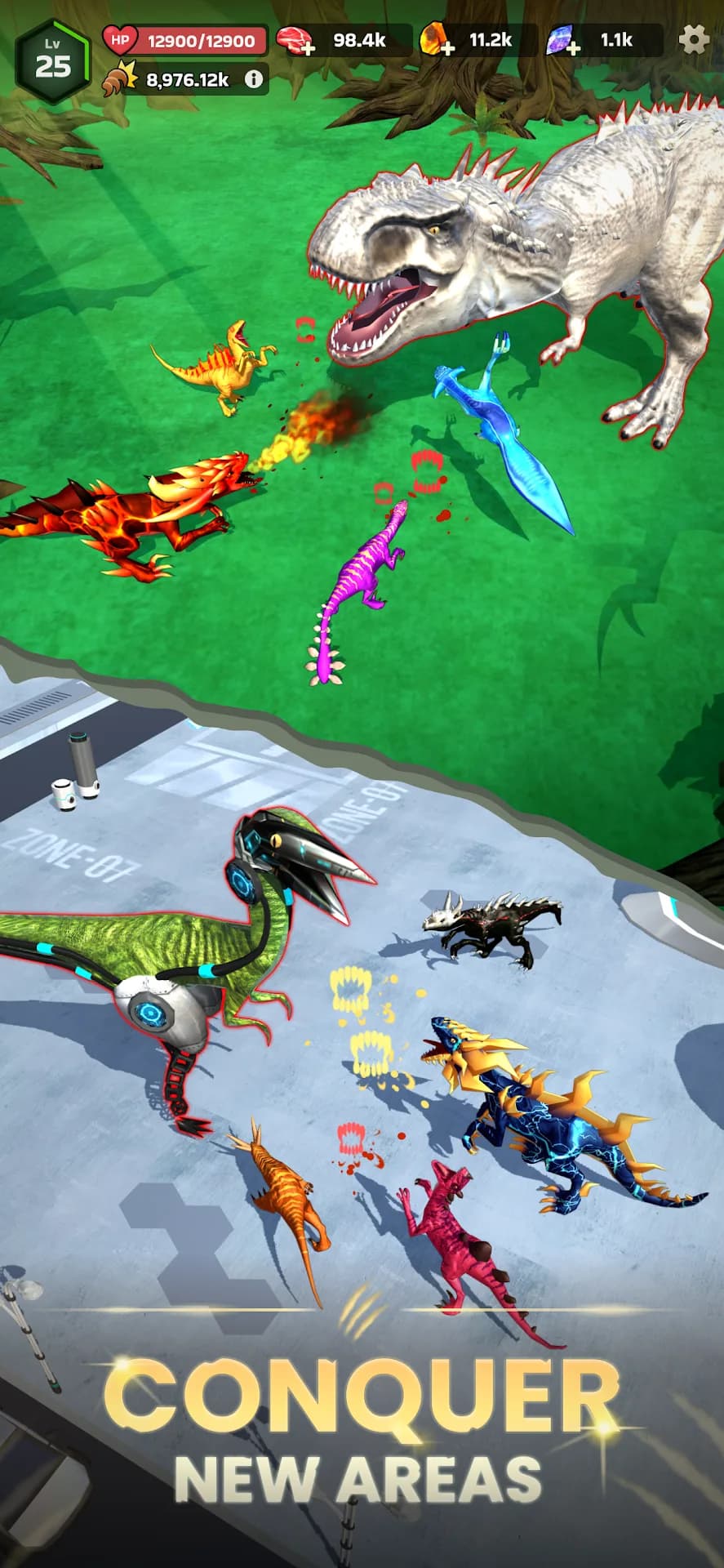 Dinosaur Universe مهكر — لقطة شاشة 5