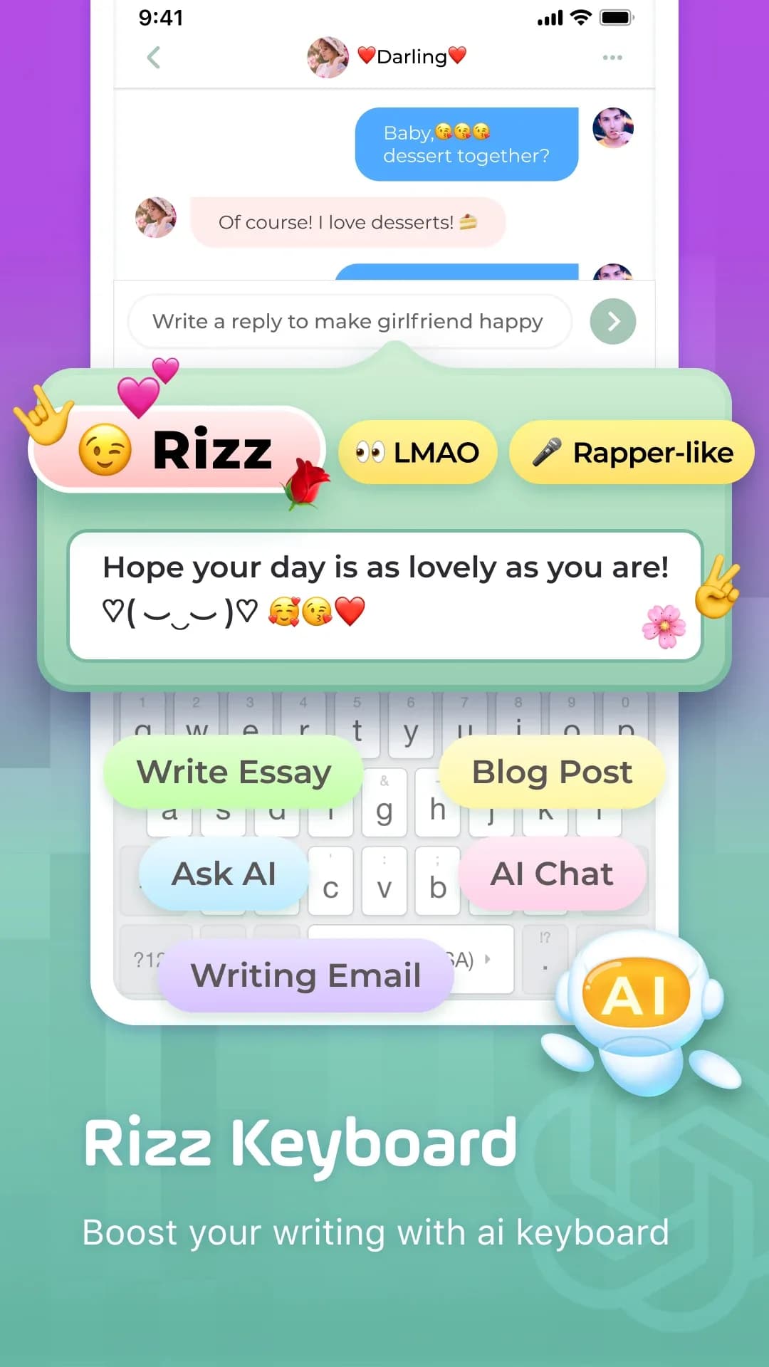 Facemoji Keyboard مهكر — لقطة شاشة 2