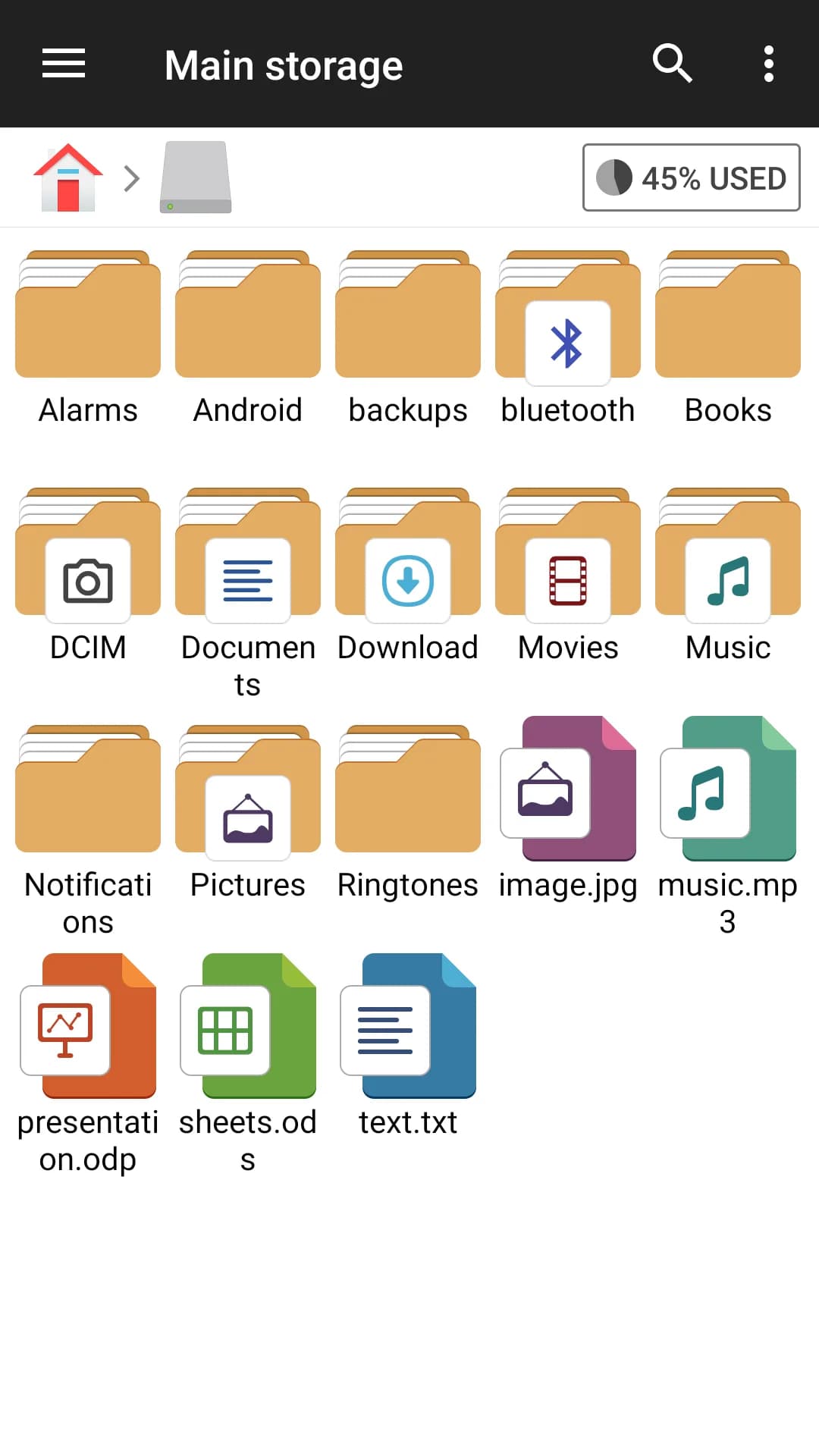 File Manager — Captura de tela 3
