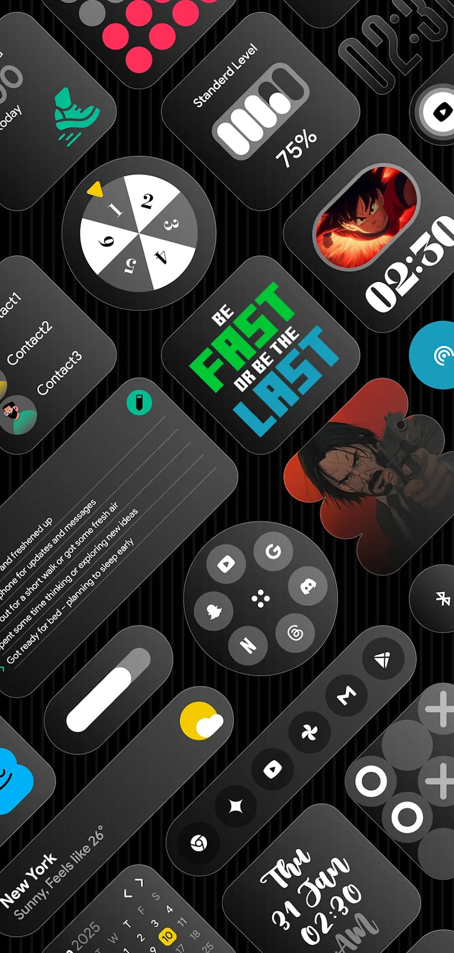 Glass Widgets — Captura de tela 4