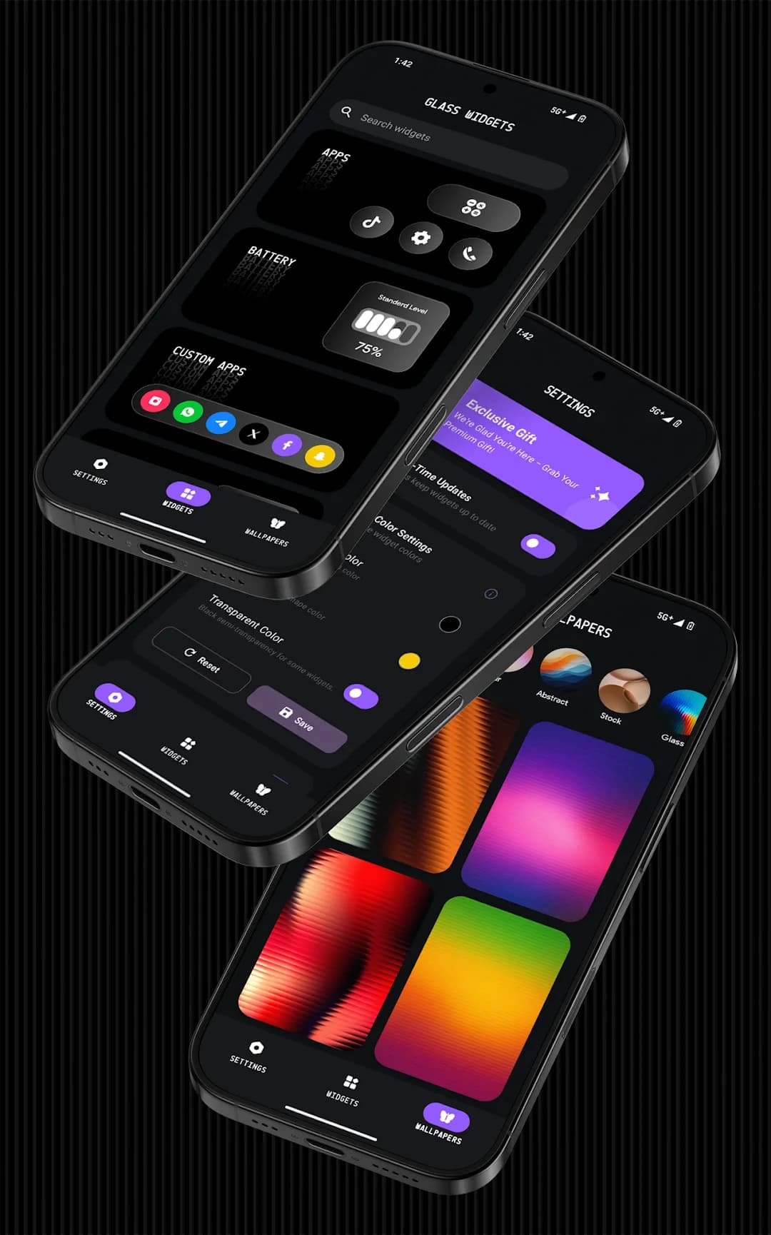 Glass Widgets — Captura de tela 5