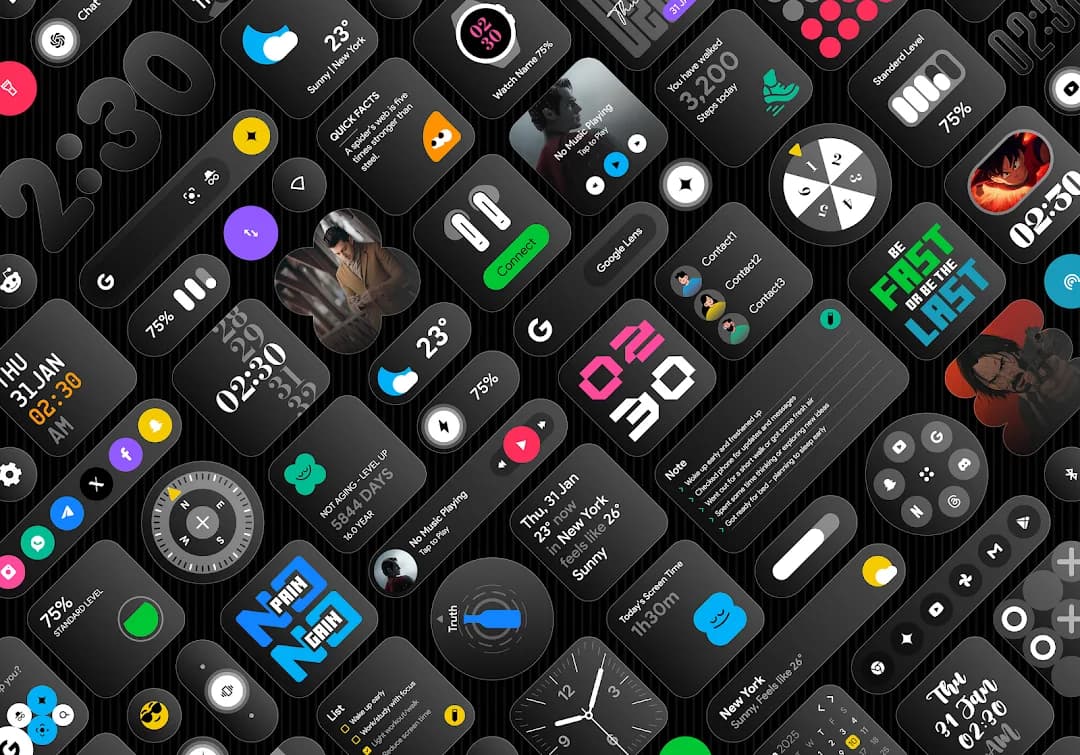 Glass Widgets — Captura de tela 7