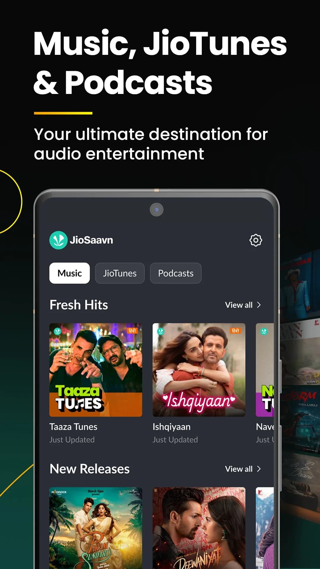 JioSaavn مهكر — لقطة شاشة 1