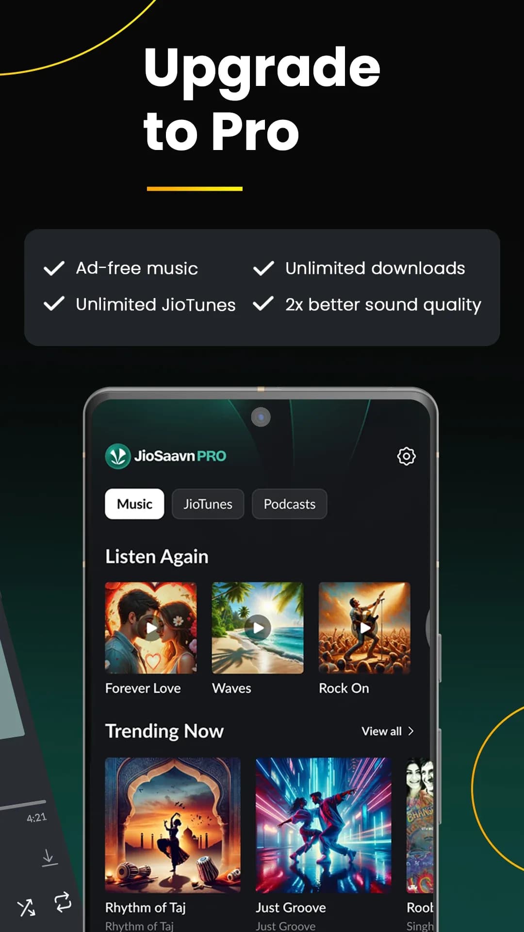 JioSaavn مهكر — لقطة شاشة 8