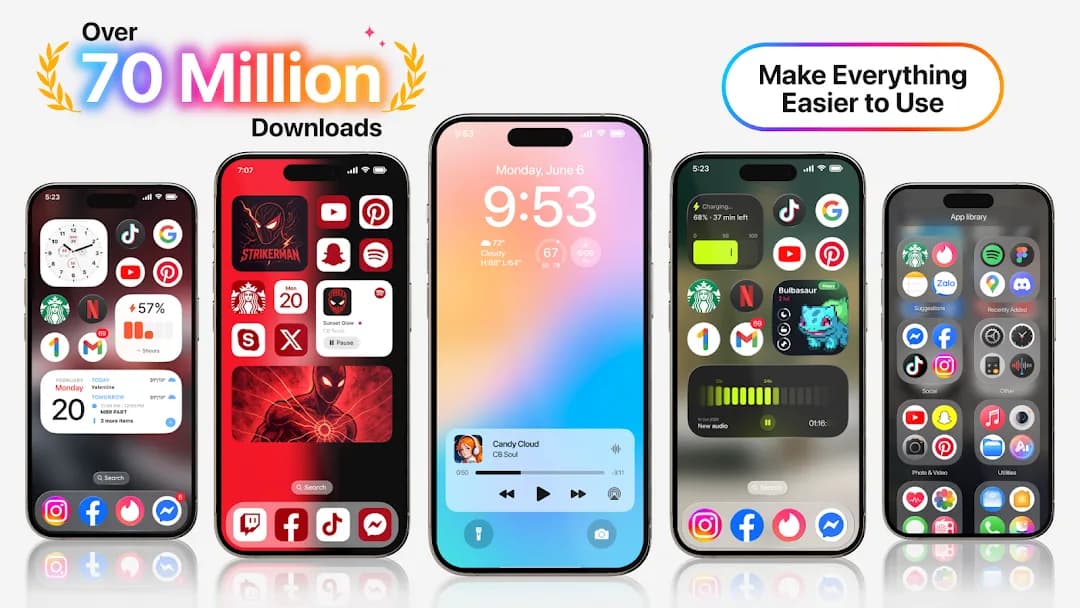 Launcher OS مهكر — لقطة شاشة 1
