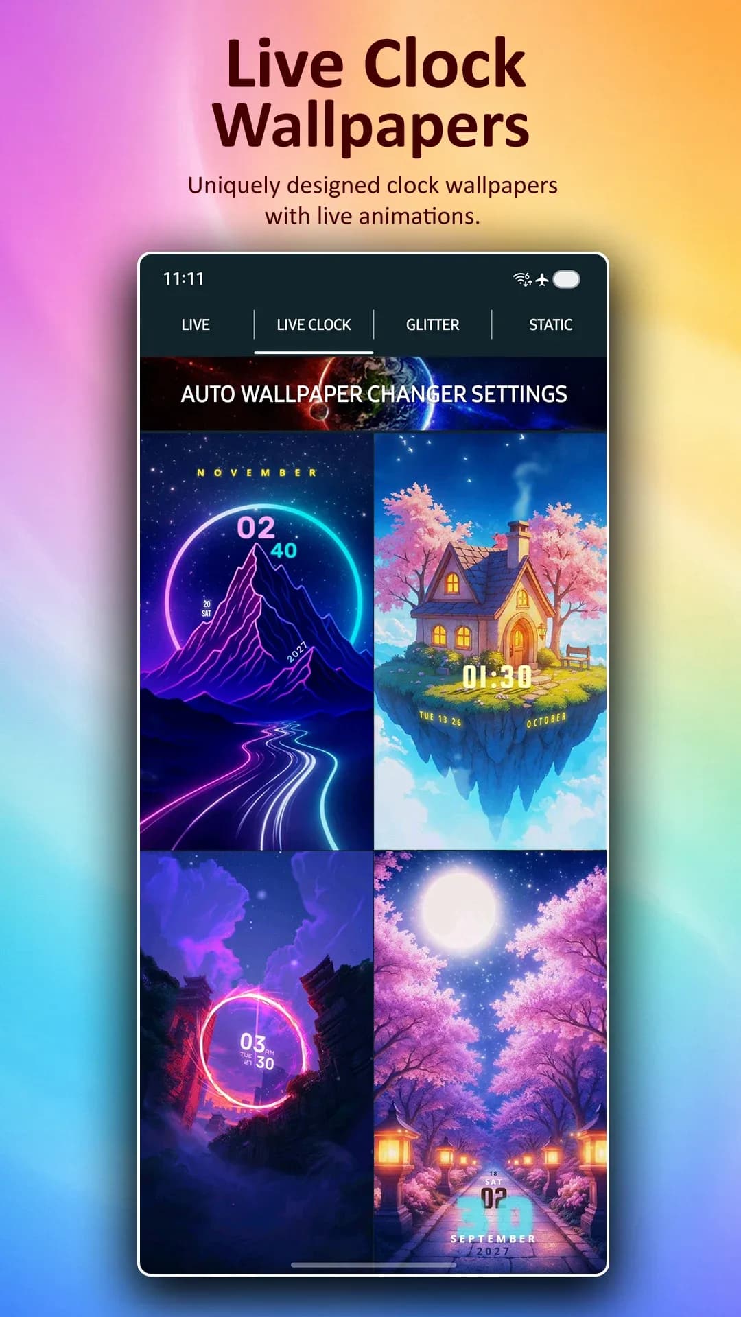 Live Wallpapers — Capture d’écran 3