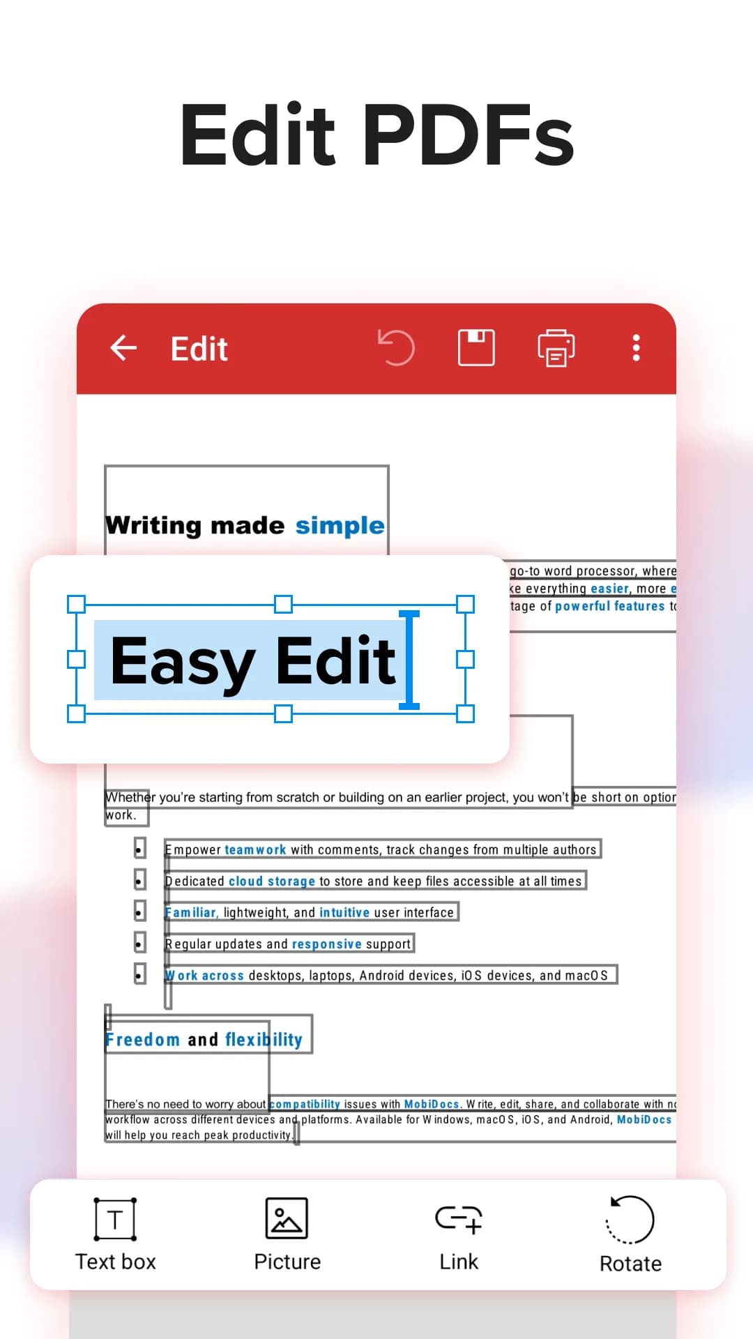 MobiPDF — Captura de pantalla 3