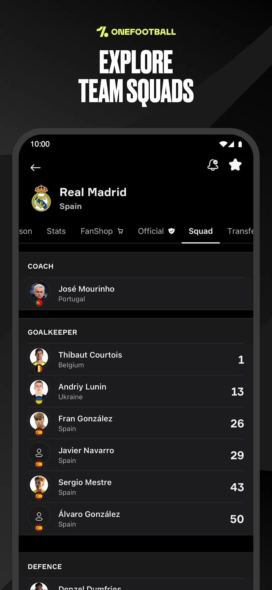 OneFootball مهكر — لقطة شاشة 7