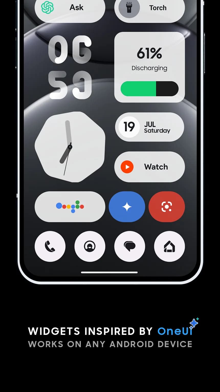OneUI Widgets — Capture d’écran 1