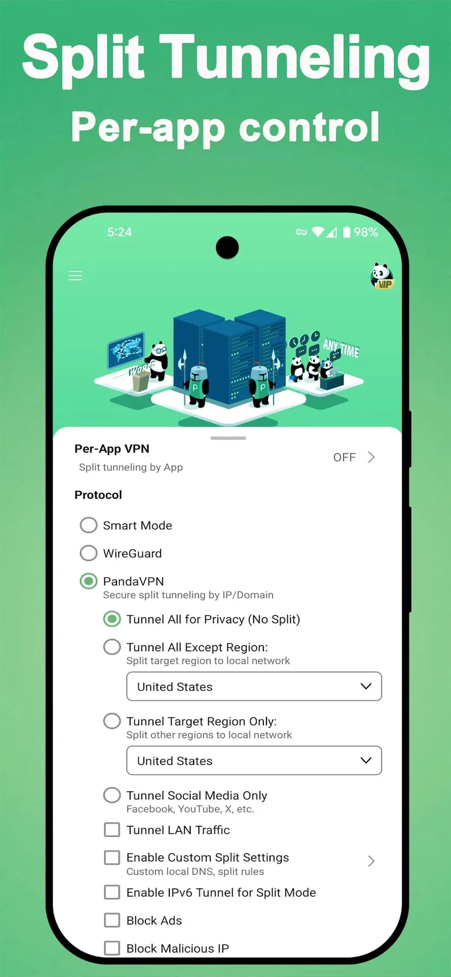 PandaVPN Pro — Screenshot 7