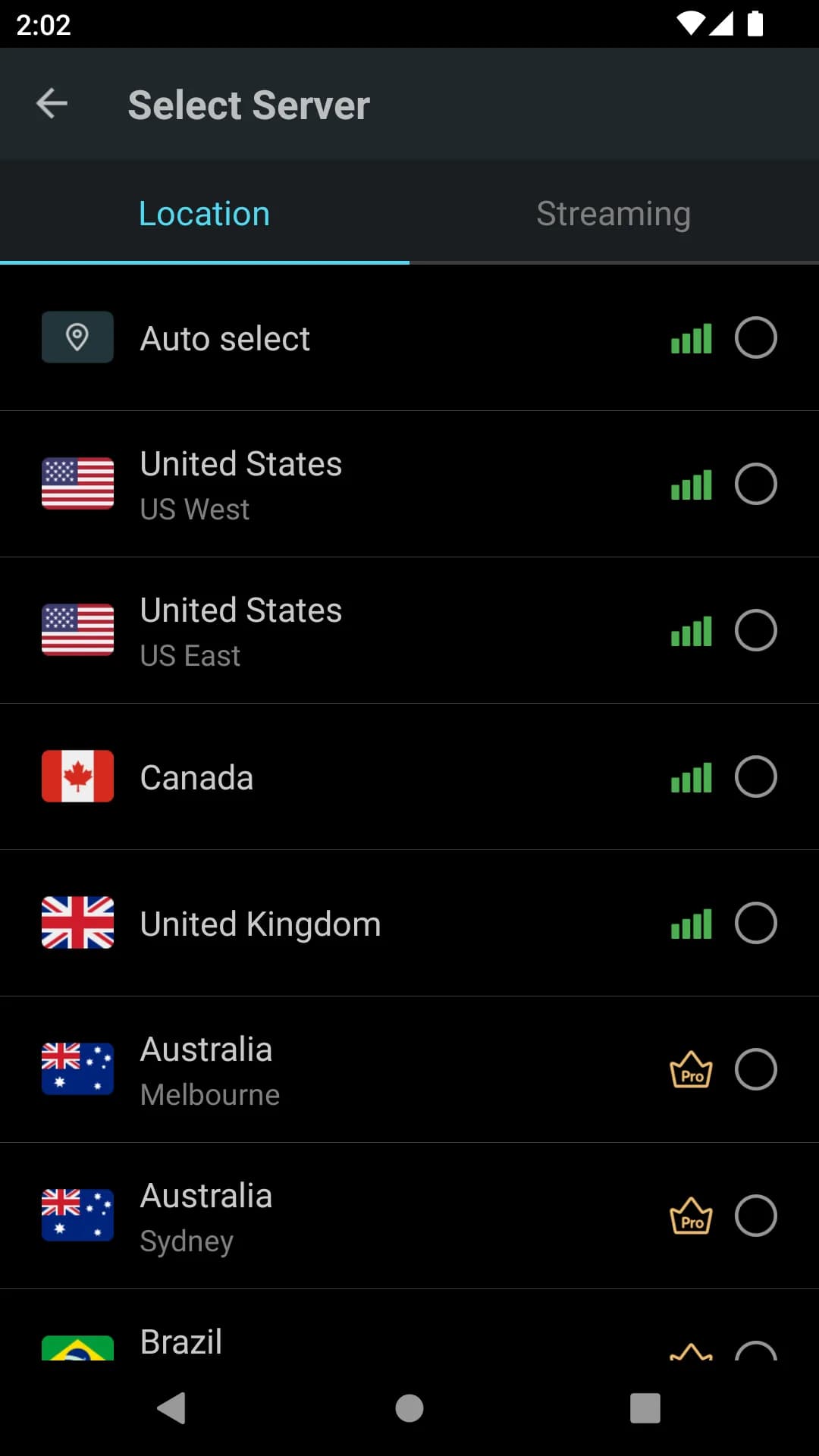 Secure VPN — Captura de tela 2