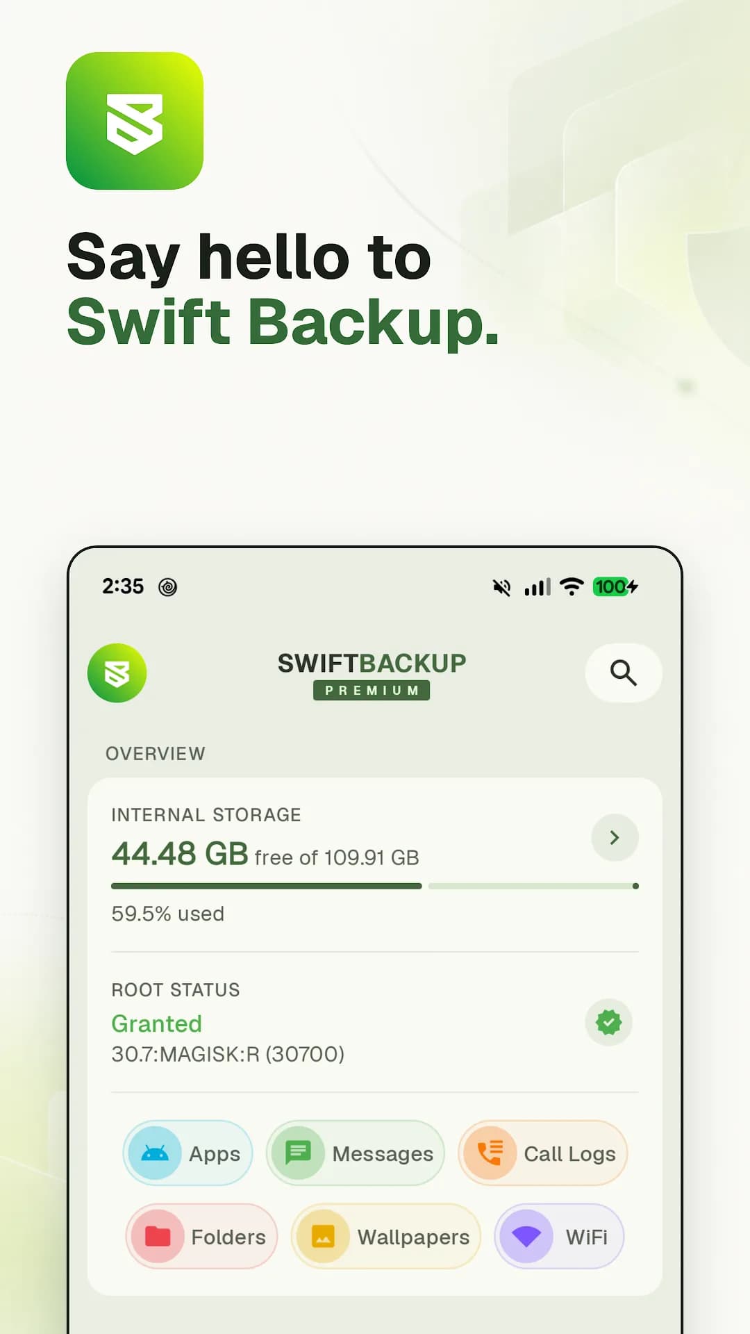 Swift Backup مهكر — لقطة شاشة 1