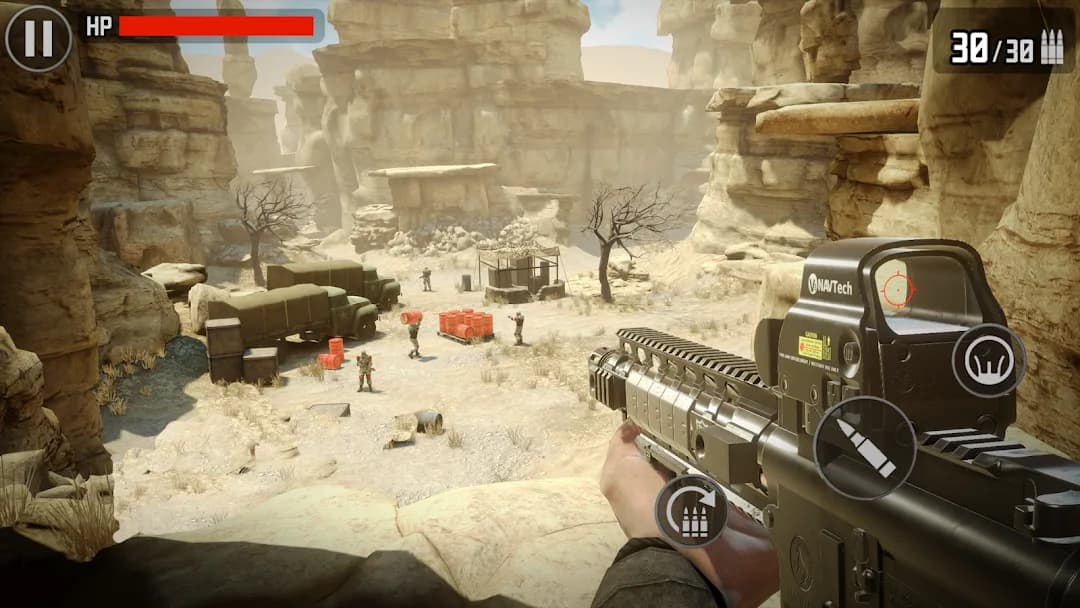 Zombie Sniper War 3 مهكر — لقطة شاشة 2