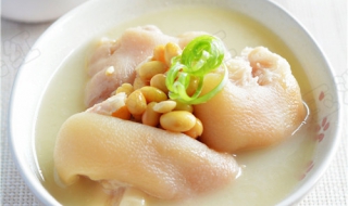 黃豆燉豬蹄湯的做法 大補湯你可不能不學哦