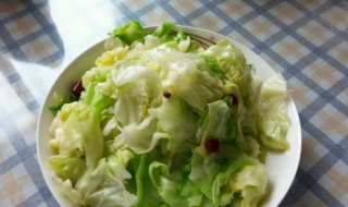 圓白菜的做法 可制成涼拌圓白菜