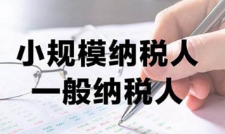 一般納稅人和小規模納稅人有什麼區別 看完你就清楚瞭