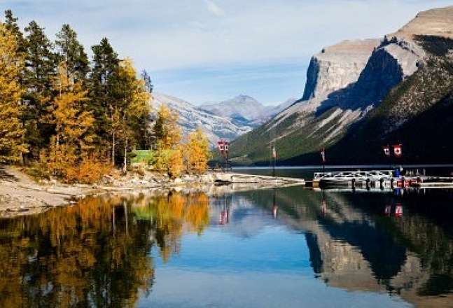 明尼汪卡湖 Lake Minnewanka