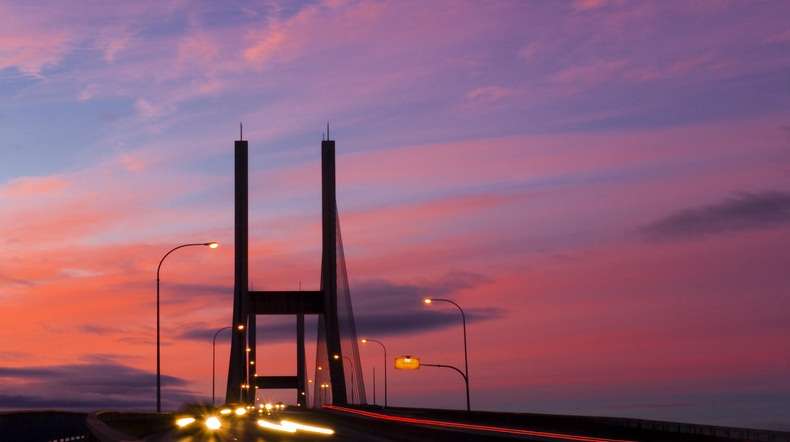 阿力克斯菲沙橋 Alex Fraser Bridge