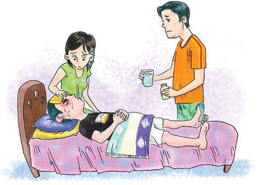 孩子發高燒的護理方法