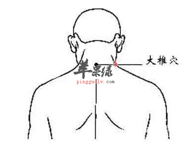 大椎穴的位置與配伍應用講解