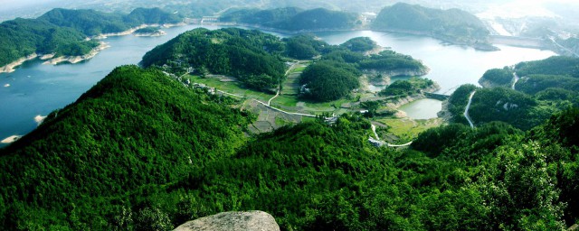 黃岡山主要景觀 好山好水好風景