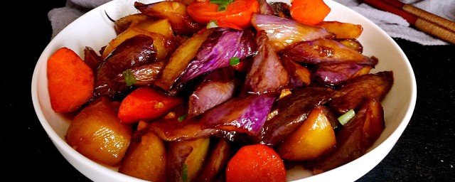 肉燉茄子土豆的做法 味道絕對一流