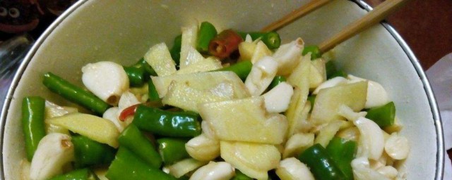 醃綠辣椒的做法 很好吃的做法