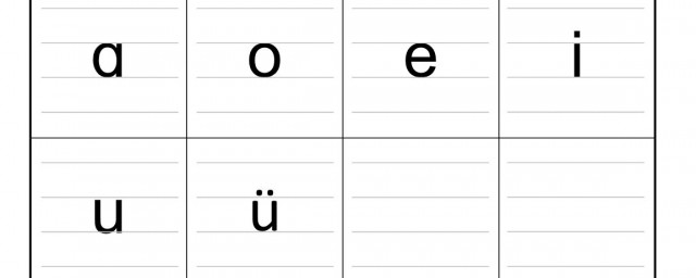 音序表的正確寫法 e的正確寫法以及漢語拼音字母的書寫要求