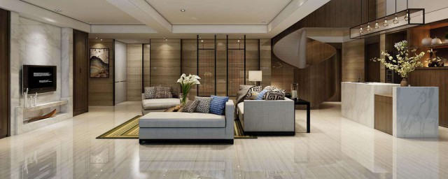 客廳墻面貼大理石和瓷磚哪個好 傢庭裝修客廳用大理石還是瓷磚好
