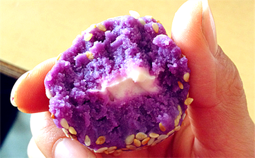 紫薯奶酪球