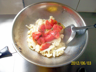 西紅柿炒花菜