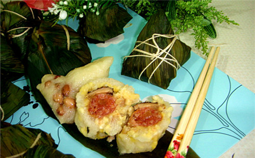 香糯臘腸海米粽
