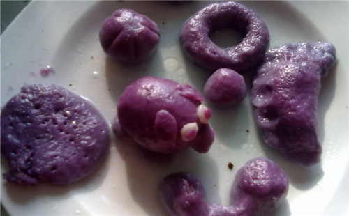 紫薯糯米丸子