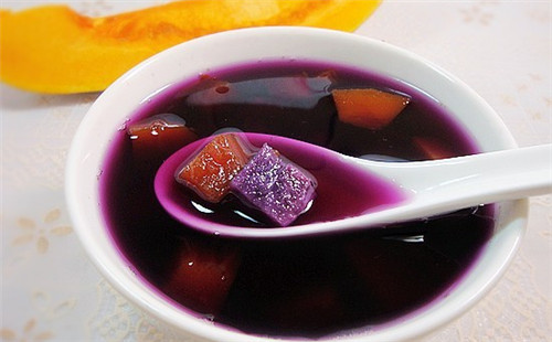 紫薯南瓜糖水