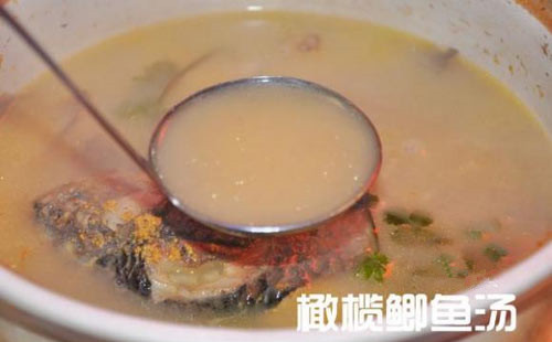 橄欖鯽魚湯