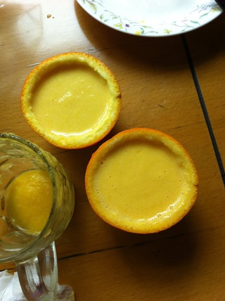 香橙蒸蛋