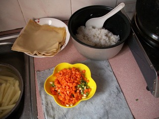 豆皮飯團