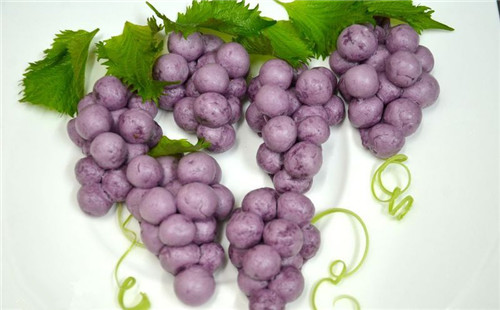紫薯葡萄包