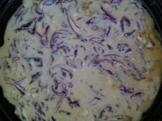紫甘藍雞蛋餅