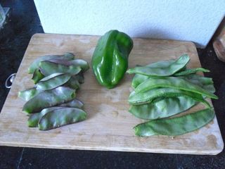 青椒炒雙豆
