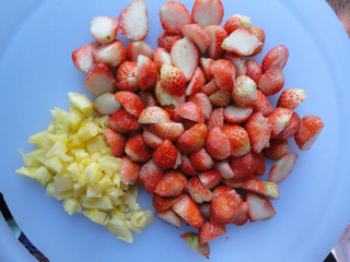 菠蘿味草莓醬