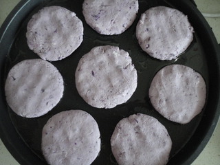 紫薯豆渣糯米餅