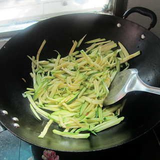 北瓜絲炒米飯