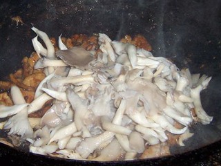 鮮蘑肉片