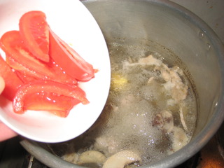 生汆丸子湯