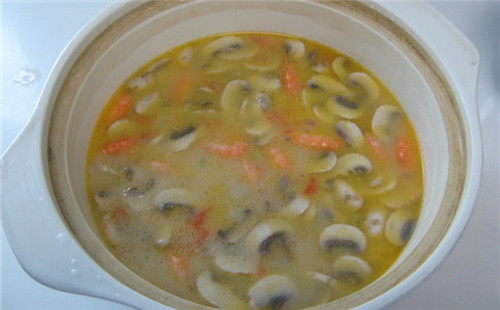 海鮮奶油蘑菇湯